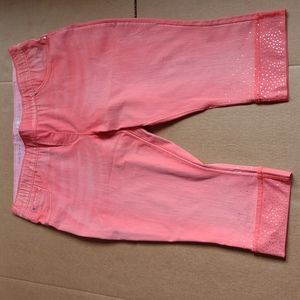 Luxe Denim Peach Cotton Capri Women's Size Plus 2x (20-22)